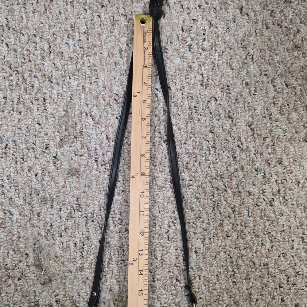 Coach 9375 Vintage Black Leather Organizer Crossbody — Made in USA - Picture 16 of 16